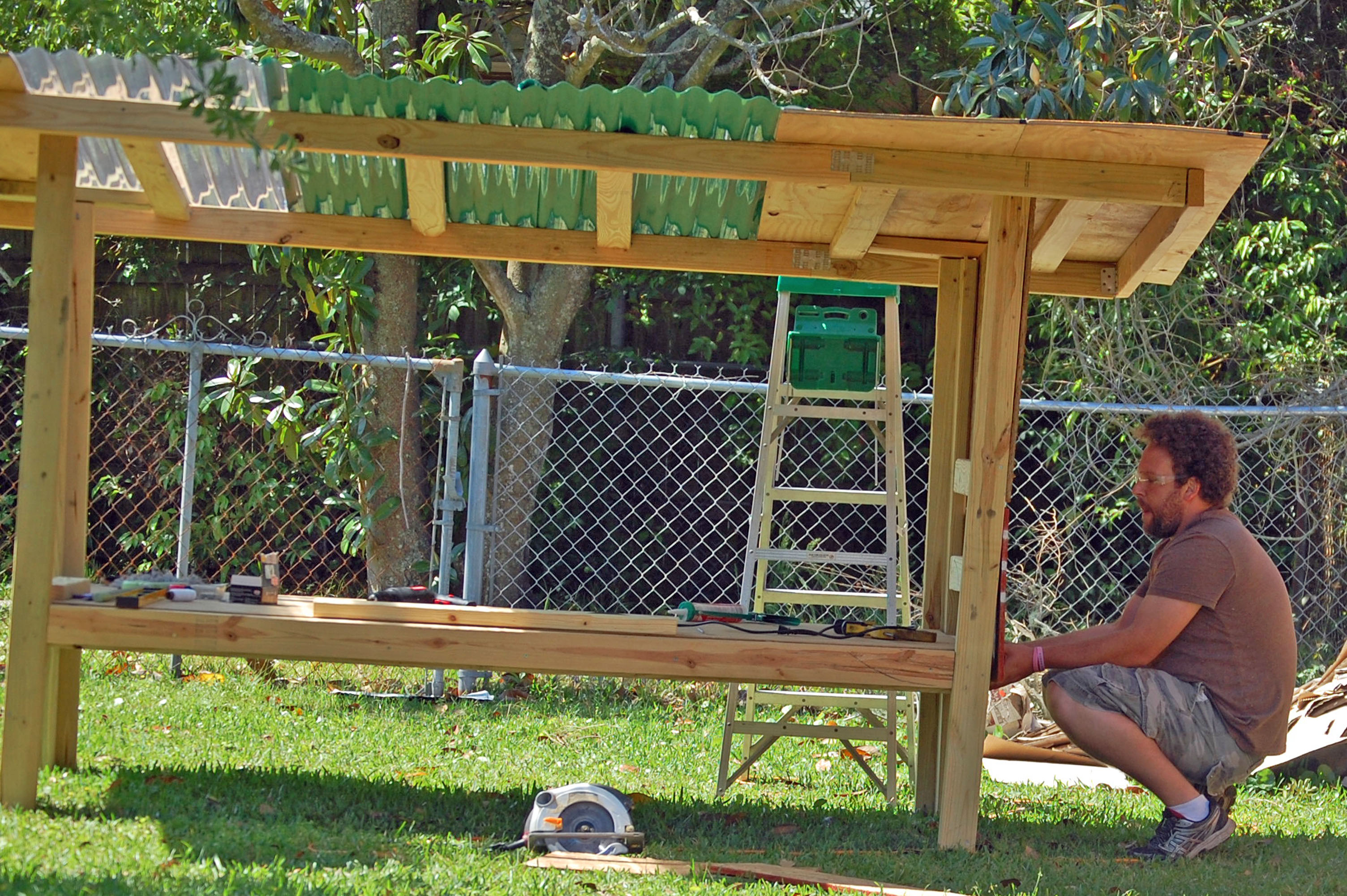 Our DIY Chicken Coop From Recycled Materials